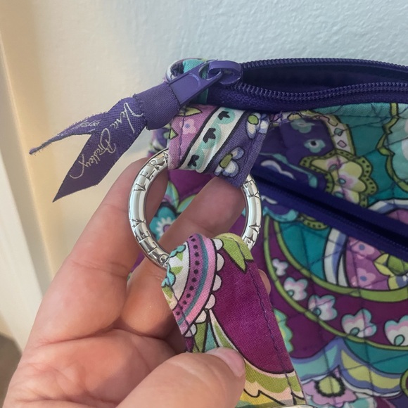 Vera Bradley Heather Purple Green Crossbody Bag - Picture 5 of 14